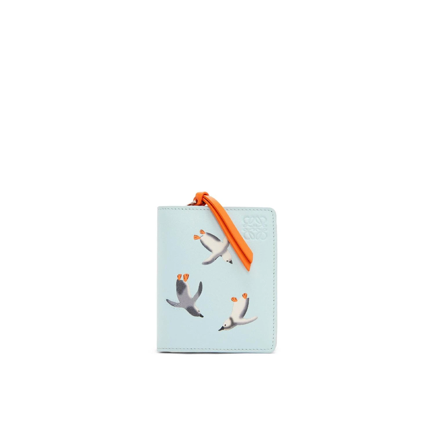 商品Loewe|【预售】 罗意威 25春夏 女士 钱包 Penguin compact zip wallet in satin calfskin C643Z41X22-6005 ,价格¥5647,第1张图片