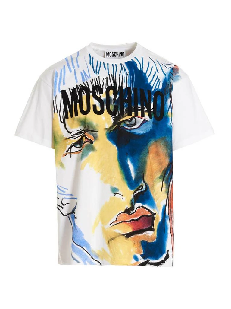 商品Moschino|Maxi print T-shirt,价格¥1139,第1张图片