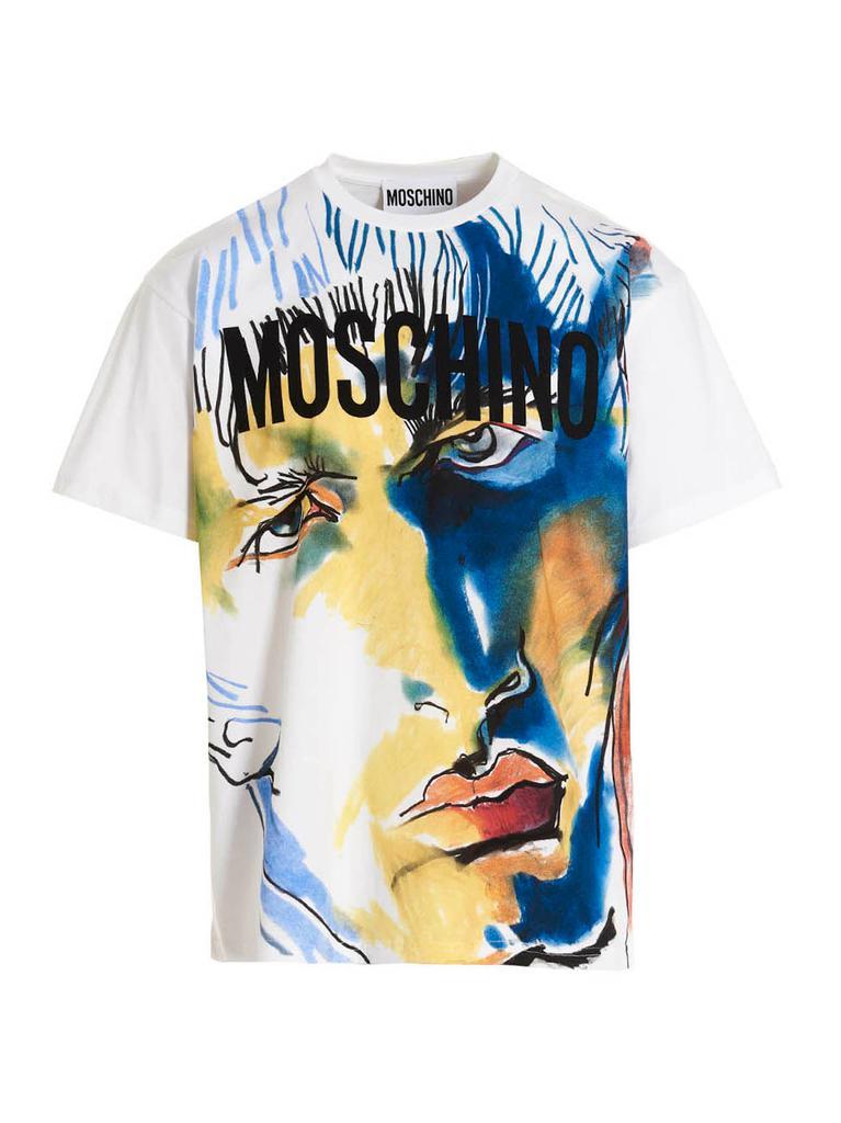 商品Moschino|Maxi print T-shirt,价格¥1878,第1张图片