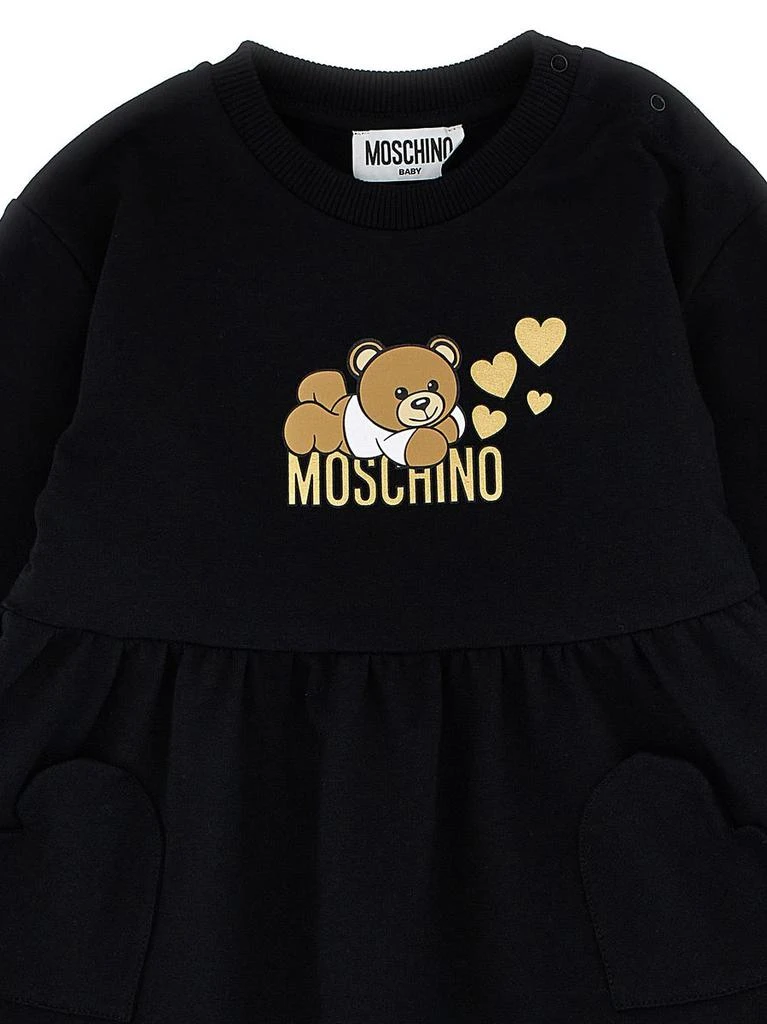 商品Moschino|Moschino Kids Logo Print Dress,价格¥870,第3张图片详细描述