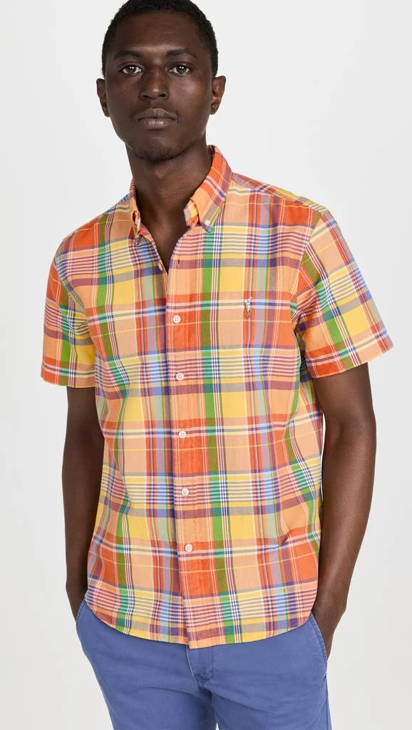 商品Ralph Lauren|Polo Ralph Lauren Classic Oxford Short Sleeve Sport Shirt,价格¥479,第2张图片详细描述