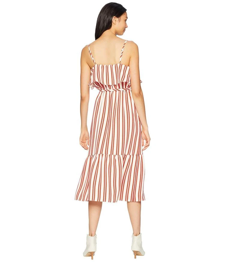 商品Juicy Couture|Bold Stripe Ruffle Midi Dress,价格¥250,第3张图片详细描述