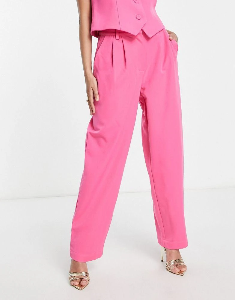 商品Y.A.S.|Y.A.S tailored high waist trouser co-ord in pink,价格¥267,第1张图片