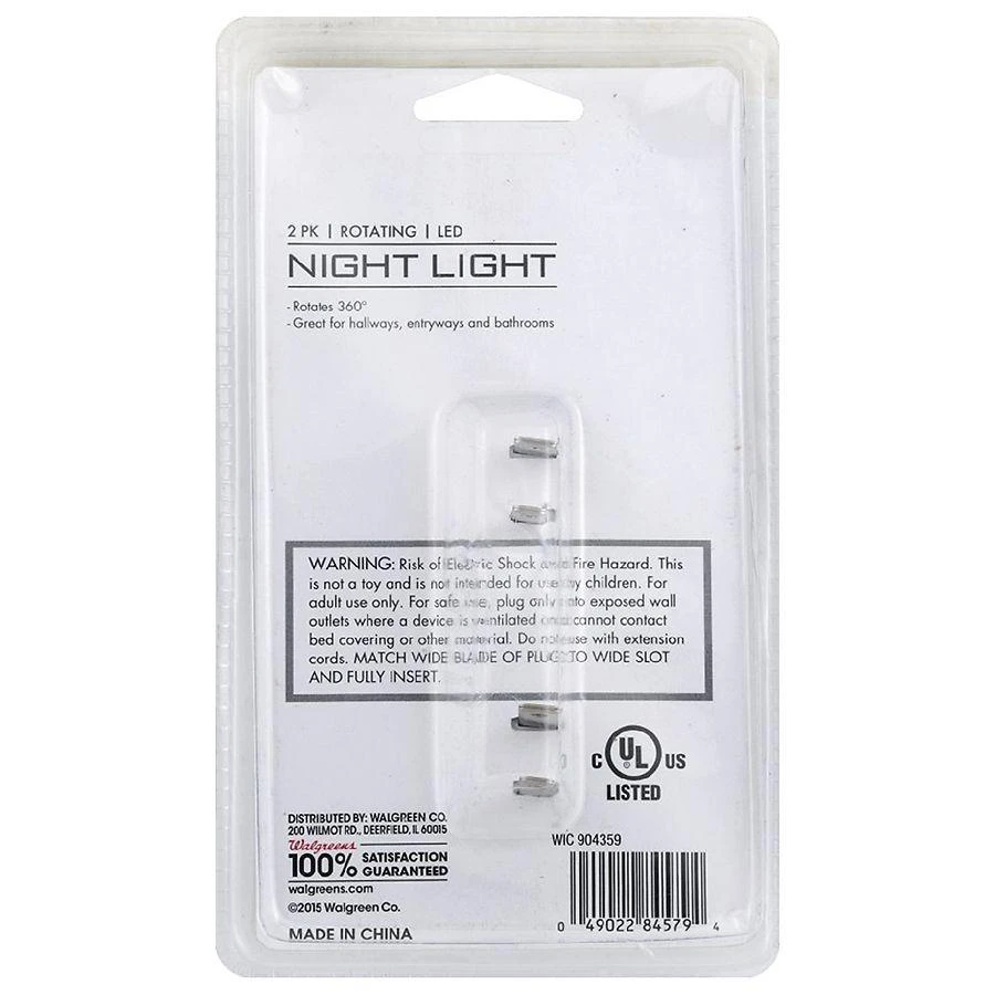 商品Walgreens|LED Night Light,价格¥69,第2张图片详细描述