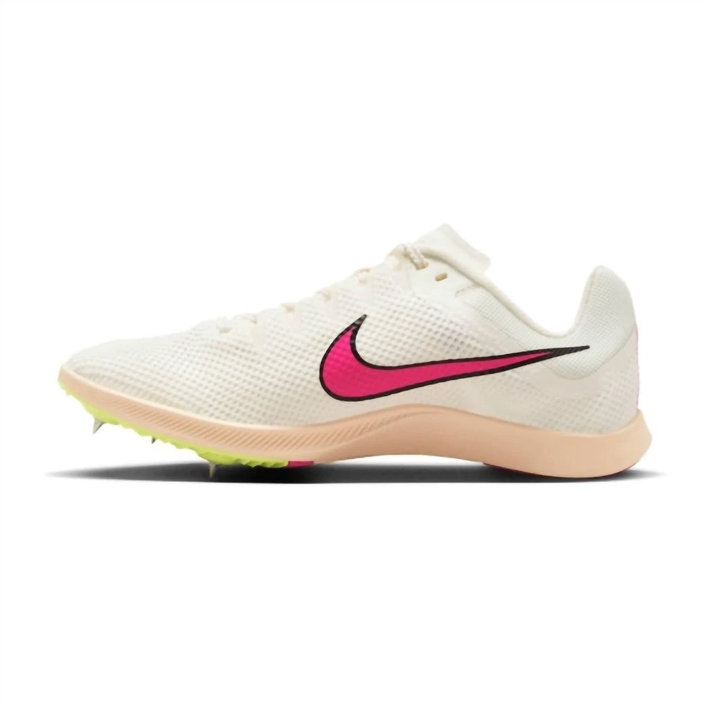 商品NIKE|Men's Rival Distance Sneaker In Sail/fierce Pink,价格¥521,第2张图片详细描述