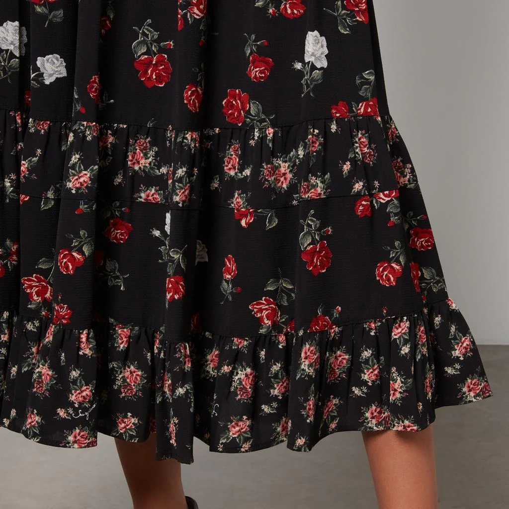 商品See by Chloé|Juliette Floral-Print Stretch-Crepe Maxi Skirt,价格¥644,第4张图片详细描述