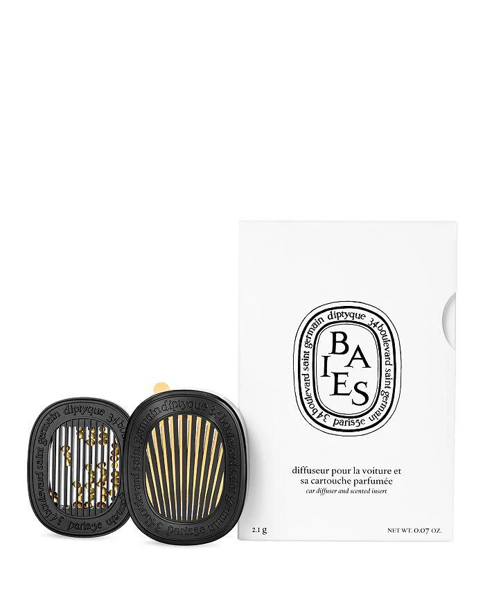 商品Diptyque|Baies (Berries) Car Fragrance Diffuser and Refill Insert Set 0.07 oz.,价格¥893,第1张图片