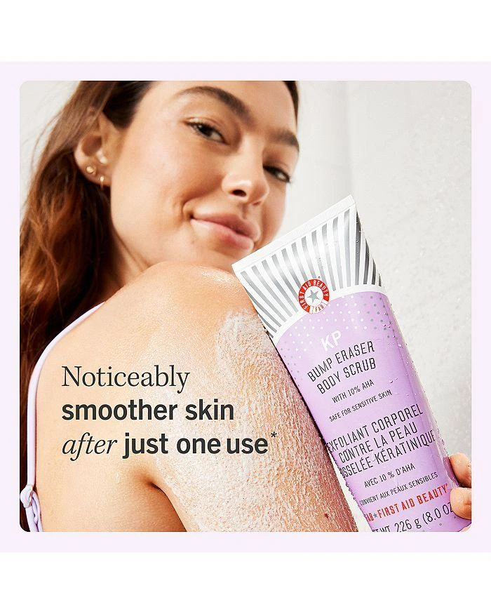 商品First Aid Beauty|KP Bump Eraser Body Scrub with 10% AHA - Body Exfoliant for Keratosis Pilaris,价格¥90,第4张图片详细描述