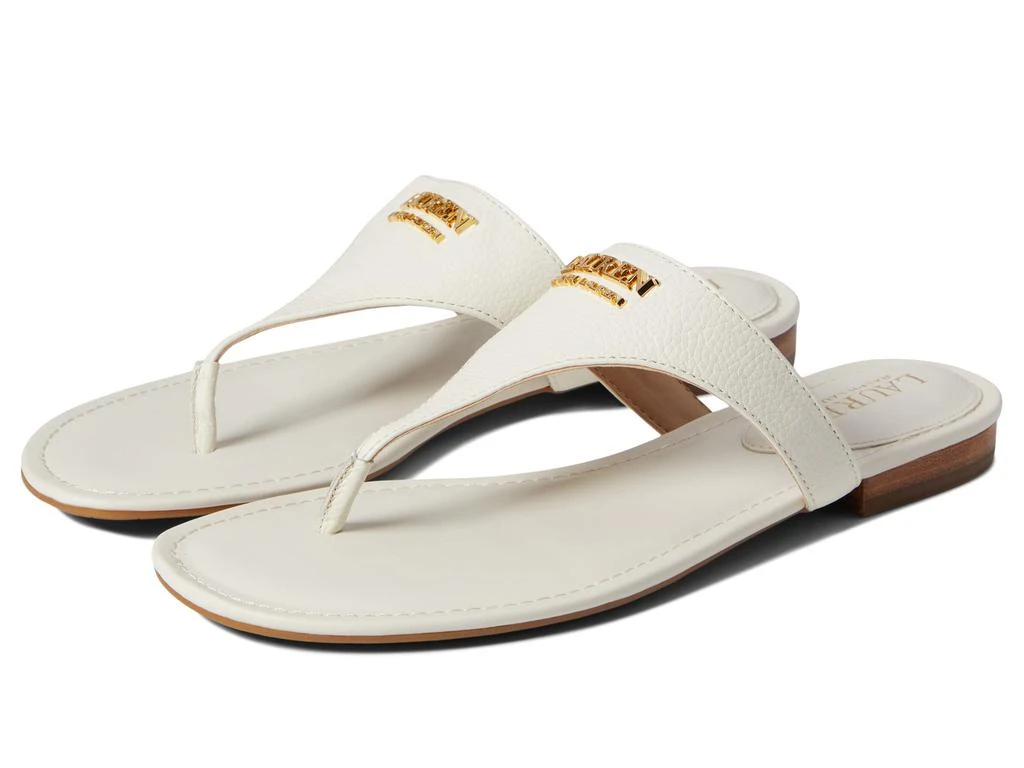 商品Ralph Lauren|Ellah Tumbled Leather Sandal,价格¥473,第1张图片