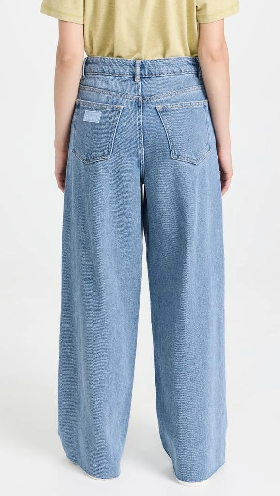 商品Ganni|Heavy Denim Wide Drawstring Jeans,价格¥1094,第2张图片详细描述