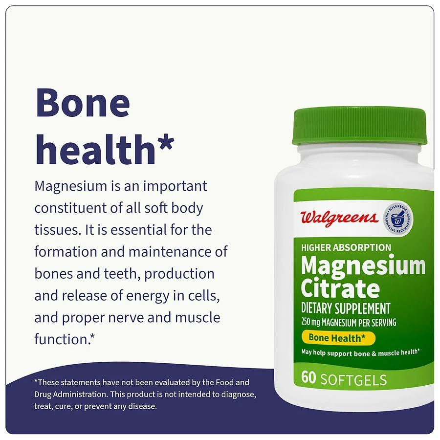 Higher Absorption Magnesium Citrate 250 mg Softgels (60 days) 商品