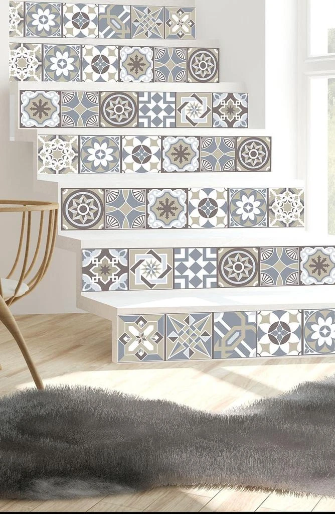 Limestone 72-Piece Tile Sticker Set 商品