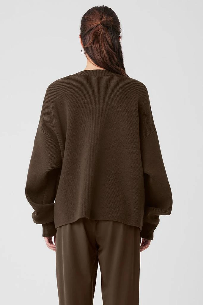 商品Alo|Scholar Cardigan Sweater - Black,价格¥1509,第2张图片详细描述