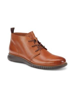 2.Zerogrand Leather Chukka Boots商品第2张图片规格展示