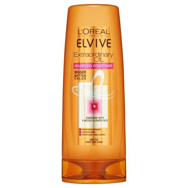 商品L'Oreal Paris|L'Oréal Paris Elvive Extraordinary Oil Shampoo and Conditioner Set,价格¥119,第3张图片详细描述