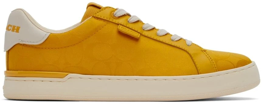 商品Coach|Yellow Lowline Sneakers,价格¥373,第1张图片