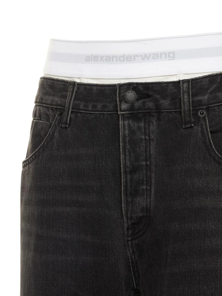 商品Alexander Wang|Low Rise Straight Jeans,价格¥2112,第3张图片详细描述