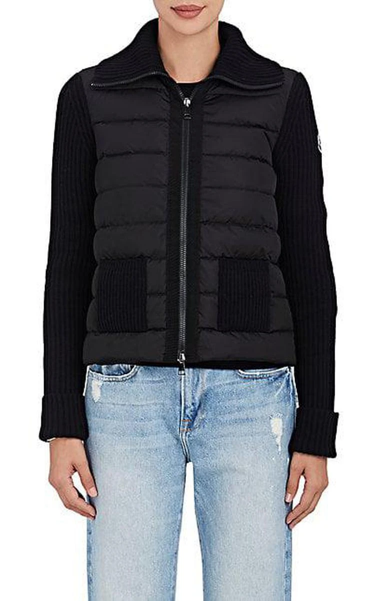 商品Moncler|Down-Quilted & Wool-Cashmere Sweater,价格¥6258,第5张图片详细描述