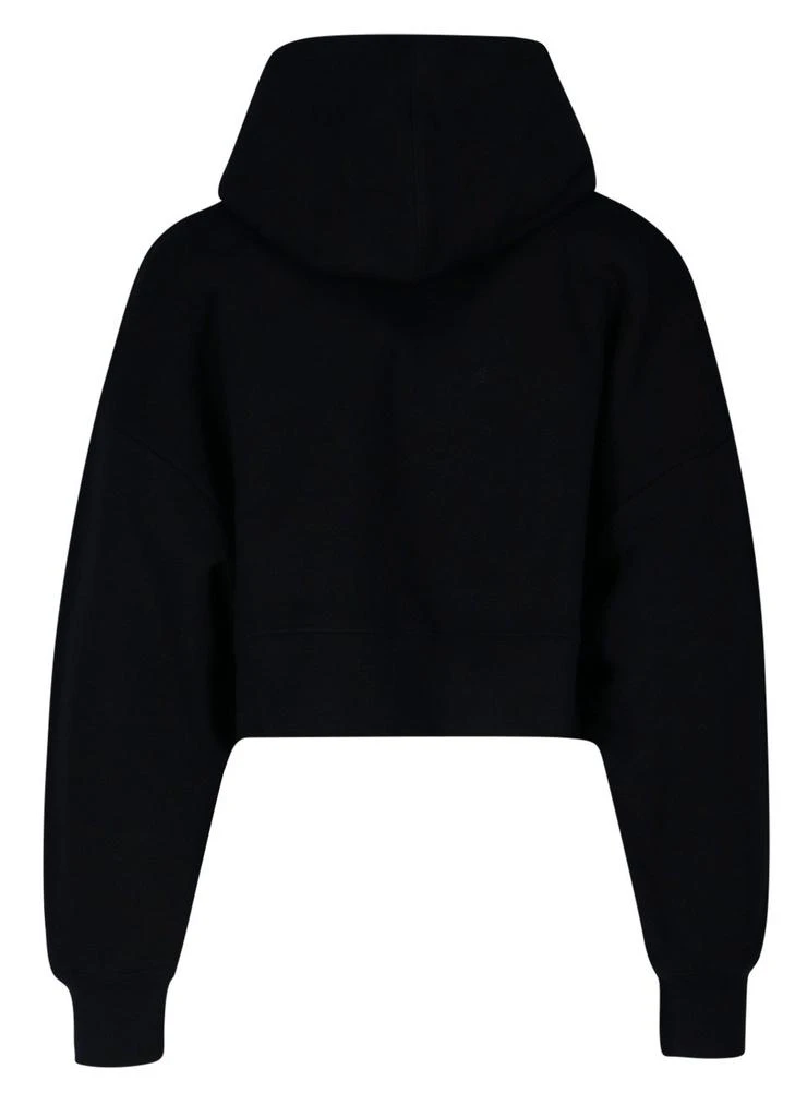 商品Palm Angels|Palm Angels Logo-Print Drawstring Hoodie,价格¥4495,第2张图片详细描述