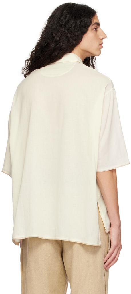 商品Jacquemus|Off-White Le Papier 'La Chemise Cabri' Shirt,价格¥2424,第5张图片详细描述