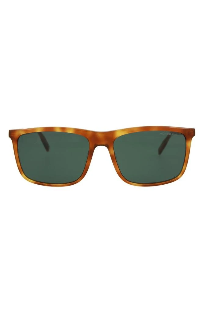 商品MontBlanc|58mm Square Sunglasses,价格¥1143,第1张图片