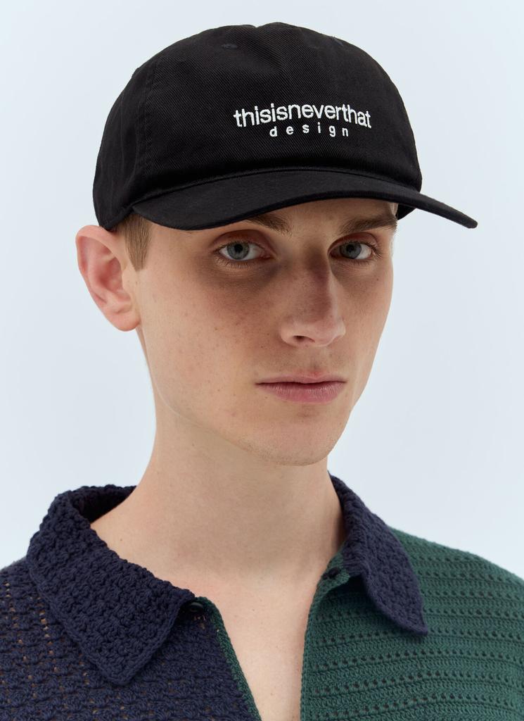 beyondclosetのHandmade logo detail washed cotton cap beyondclosetのHandmade logo detail washed cotton cap
