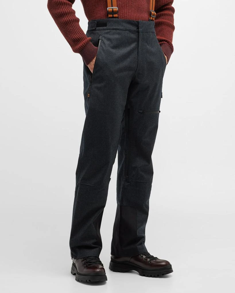 商品Zegna|Men's Techmerino™ 3-Layer Ski Trousers w/ Suspenders,价格¥6309,第1张图片