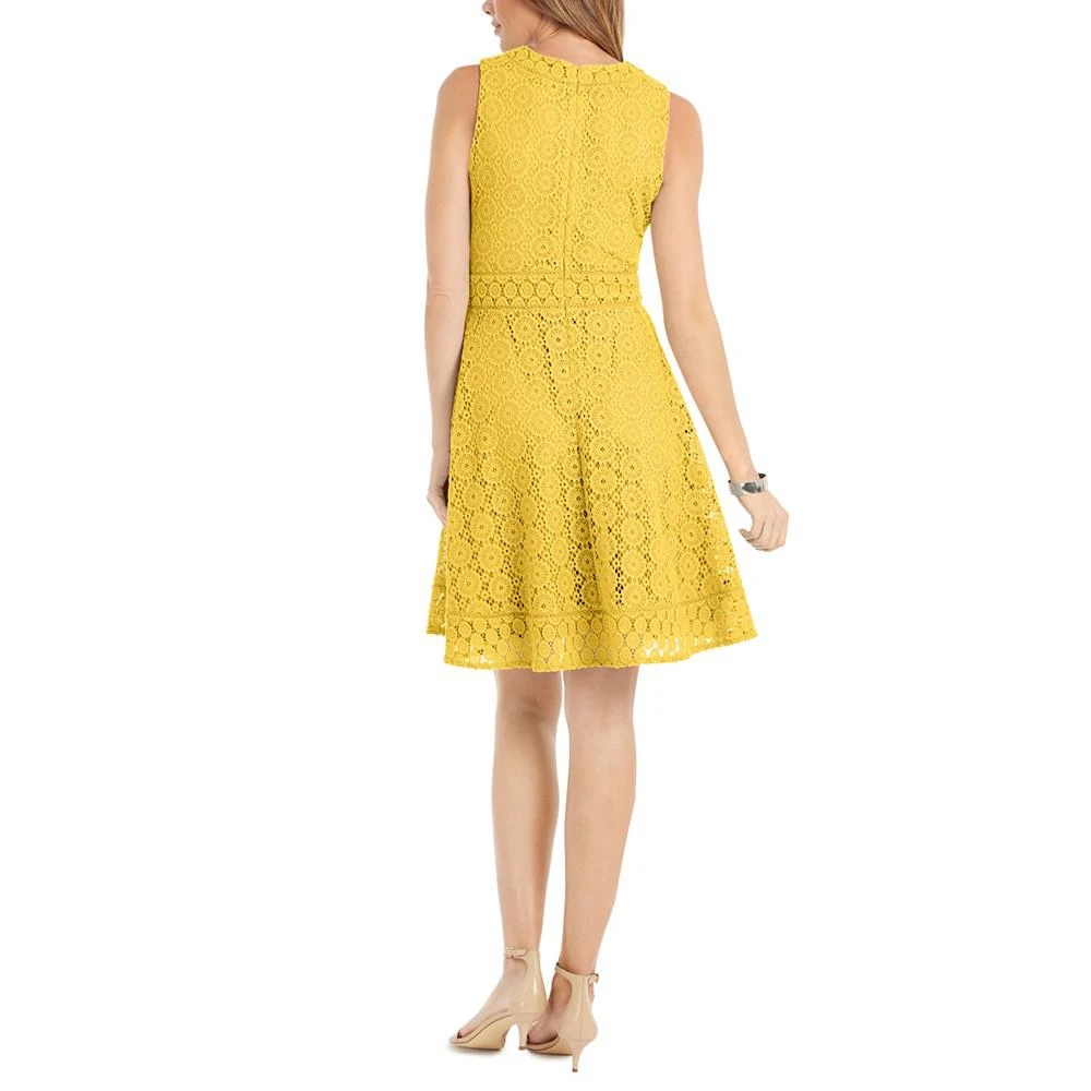 商品Charter Club|Lace Fit & Flare Dress, Created for Macy's,价格¥308,第5张图片详细描述