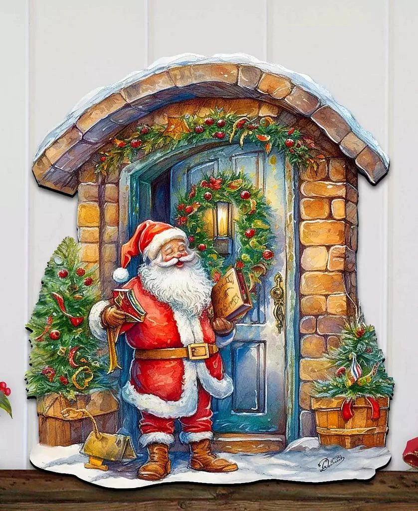 商品Designocracy|Joyful Moments at the Christmas Wooden Door Decor Wall Decor G. DeBrekht,价格¥434,第4张图片详细描述