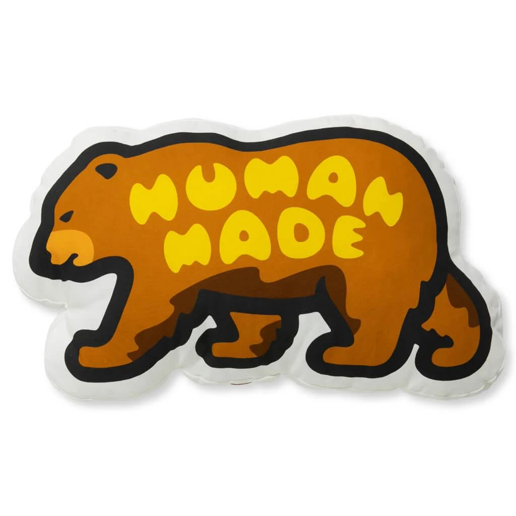 商品Human Made|Brown Bear Cushion - Brown,价格¥1851,第2张图片详细描述