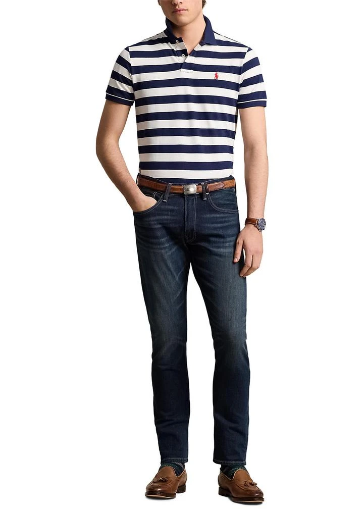 商品Ralph Lauren|Classic Fit Striped Mesh Polo Shirt,价格¥426,第3张图片详细描述