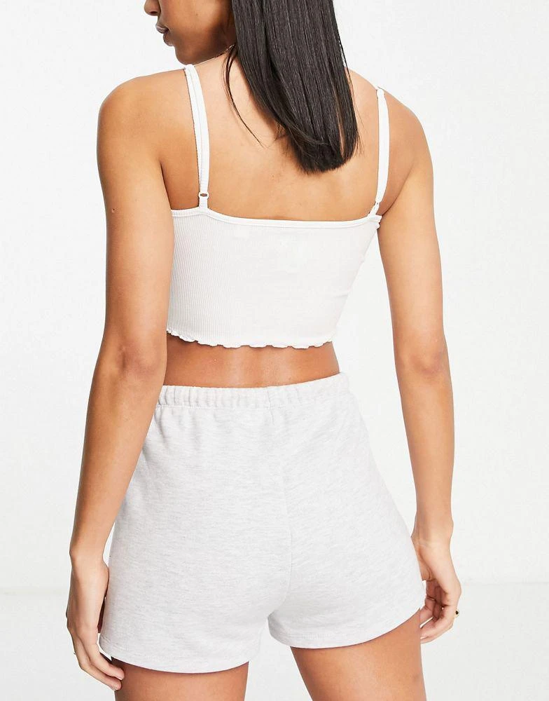 商品Topshop|Topshop highwaist micro jersey shorts in grey,价格¥89,第3张图片详细描述