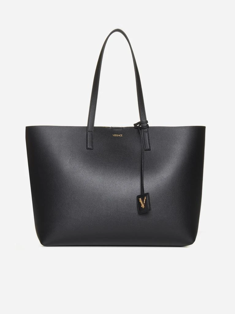 商品Versace|Leather tote bag,价格¥6095,第1张图片