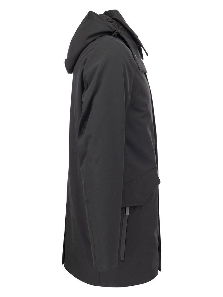 商品Woolrich|Woolrich Barrow Mac Soft Shell Jacket With Removable Hood,价格¥4498,第3张图片详细描述