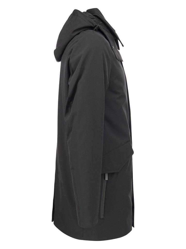商品Woolrich|Woolrich Barrow Mac Soft Shell Jacket With Removable Hood,价格¥4159,第5张图片详细描述
