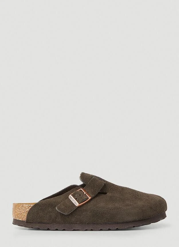 商品Birkenstock|Boston Mules in Brown,价格¥1313,第1张图片