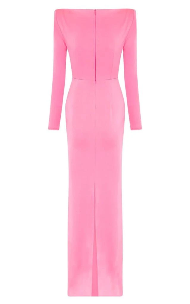 商品Alex Perry|Lane Satin Crepe Off Shoulder  Gown,价格¥18190,第5张图片详细描述