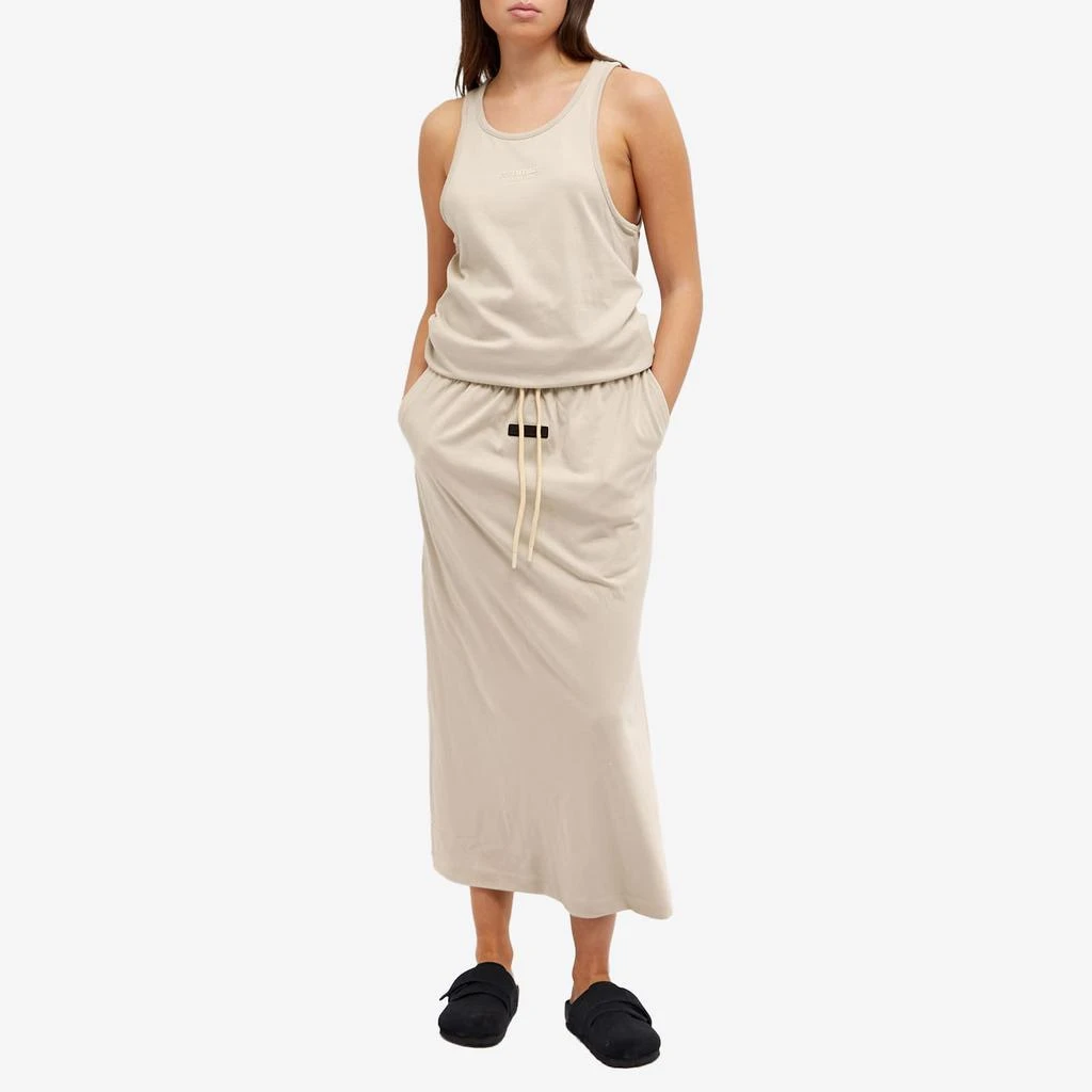 商品Essentials|Fear of God ESSENTIALS Essentials Skirt - Silver Cloud,价格¥392,第4张图片详细描述