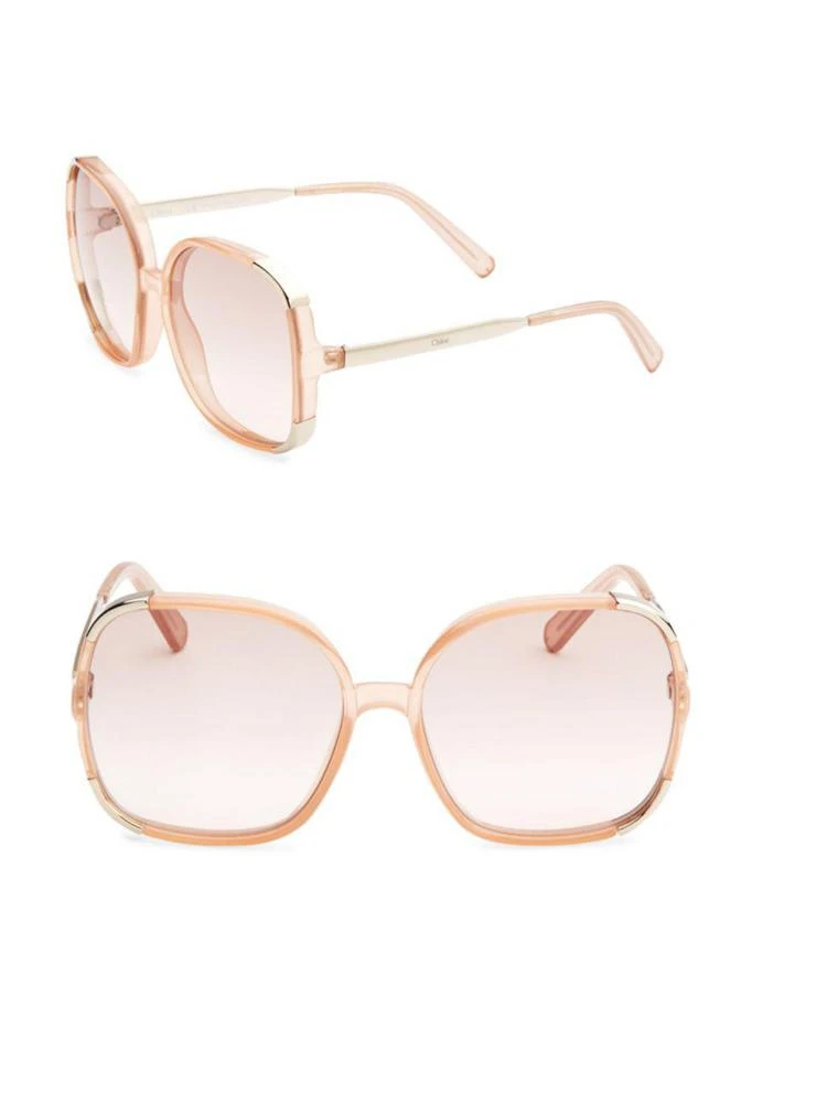 商品Chloé|Tinted 62MM Square Sunglasses,价格¥2350,第1张图片