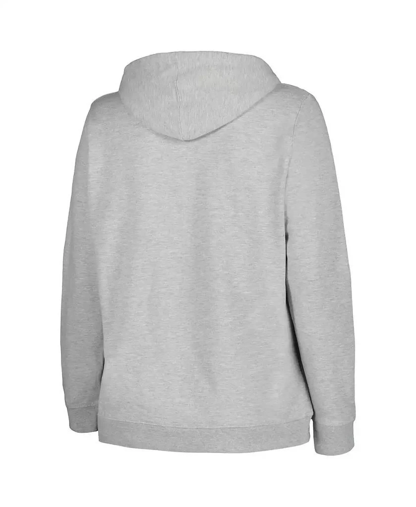 商品CHAMPION|Women's Heather Gray Kentucky Wildcats Plus Size Heart & Soul Notch Neck Pullover Hoodie,价格¥360,第3张图片详细描述