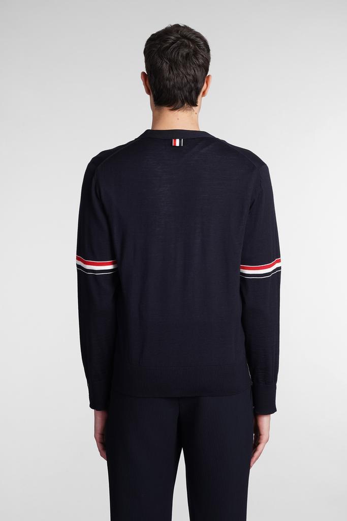 商品Thom Browne|Thom Browne Cardigan In Blue Wool,价格¥5245,第5张图片详细描述