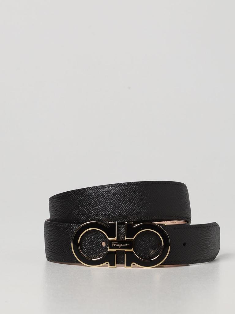 Salvatore Ferragamo grained leather belt商品第1张图片规格展示