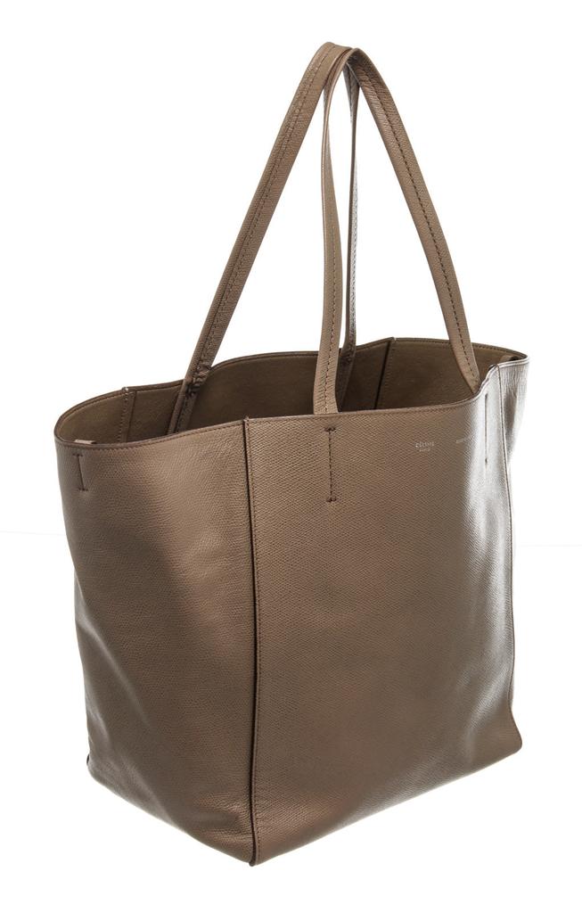 Celine Brown Leather Phantom Cabas Shoulder Bag商品第2张图片规格展示