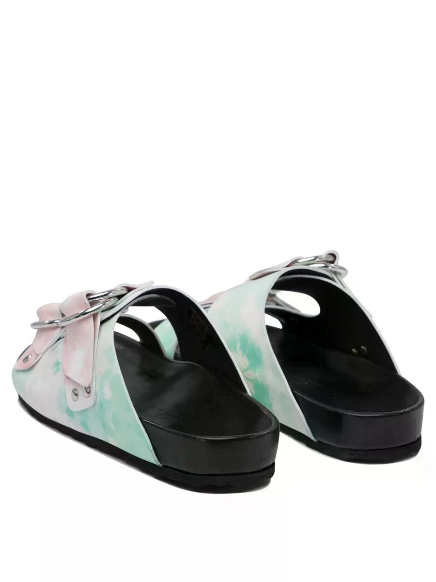 商品【商品预售7天】 PIERRE HARDY|PIERRE HARDY 女士凉鞋 VN01CALFMULTITIEANDDYEBLACK 黑色,价格¥3388,第5张图片详细描述