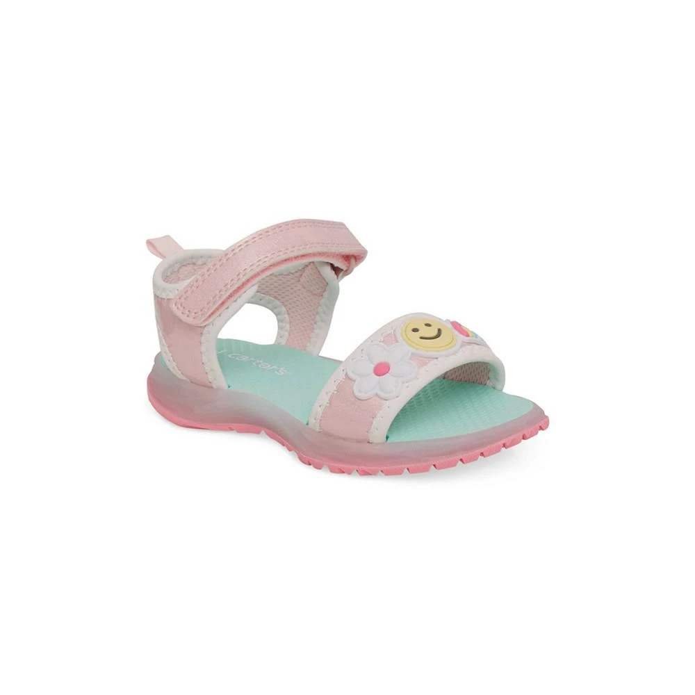 商品Carter's|Little Girls Stellah Lighted Fastening Strap Sandals,价格¥195,第1张图片