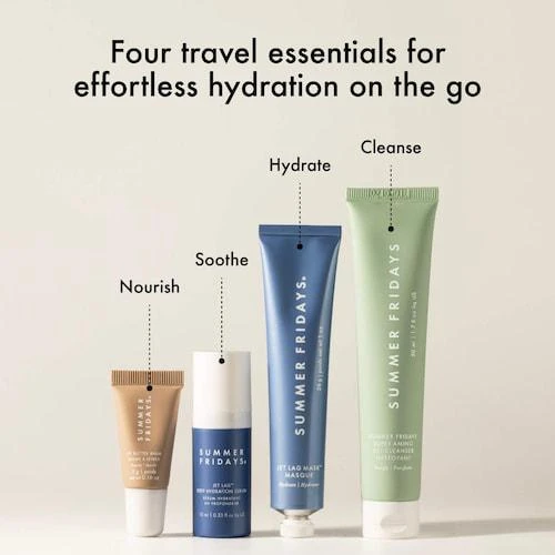 商品Summer Fridays|The Signature Travel Skincare Set,价格¥331,第2张图片详细描述