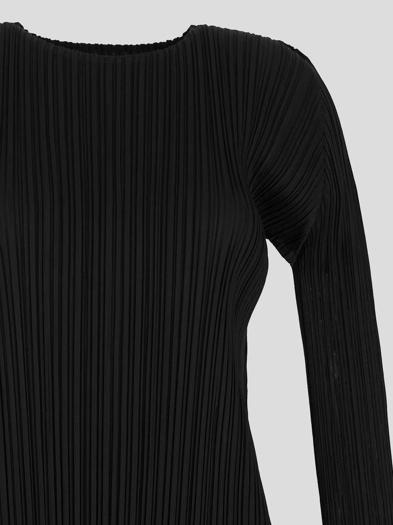 商品Issey Miyake|leats Please By Issey Miyake Crewneck Pleated Midi Dress,价格¥2656,第3张图片详细描述