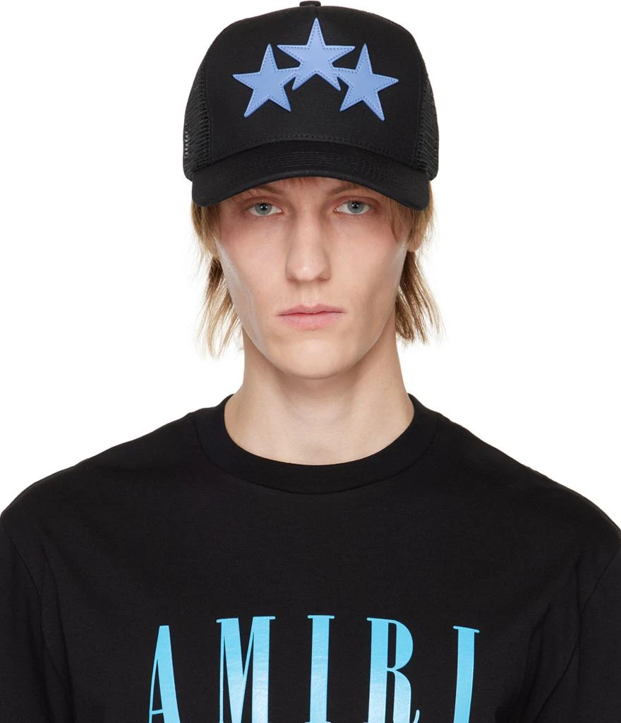 商品AMIRI|Black Three Star Trucker Cap,价格¥2891,第1张图片