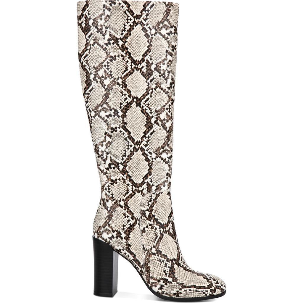 商品Kenneth Cole|Kenneth Cole New York Womens Justin Faux Leather Snake Print Knee-High Boots,价格¥432,第4张图片详细描述