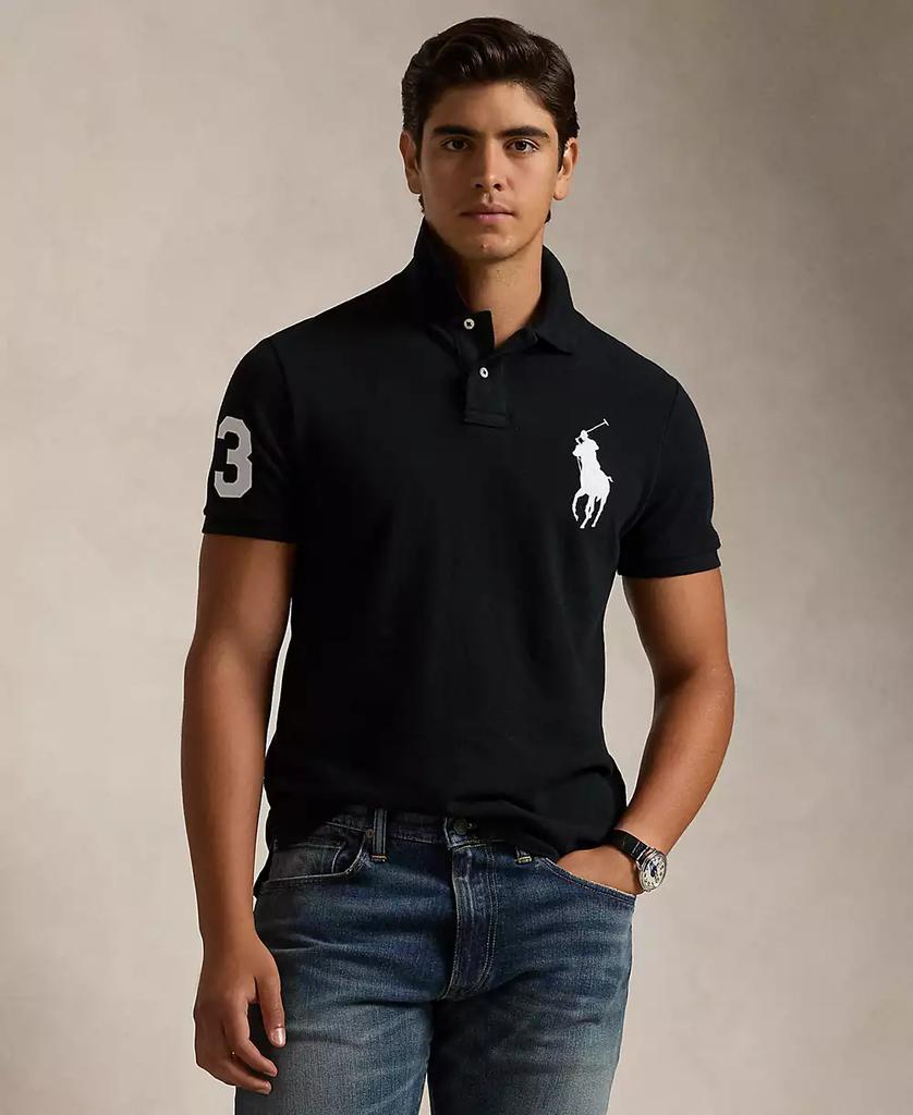 Ralph Lauren Men's Big Pony Custom Slim Fit Mesh Polo - Polo